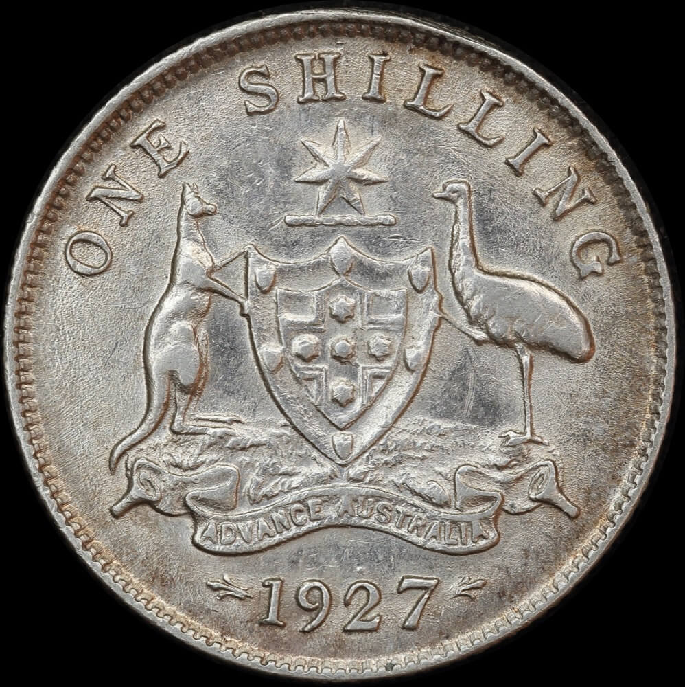 1927 Shilling Extremely Fine product image