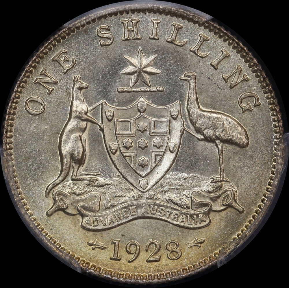 1928 Shilling Choice Unc (PCGS MS64) product image