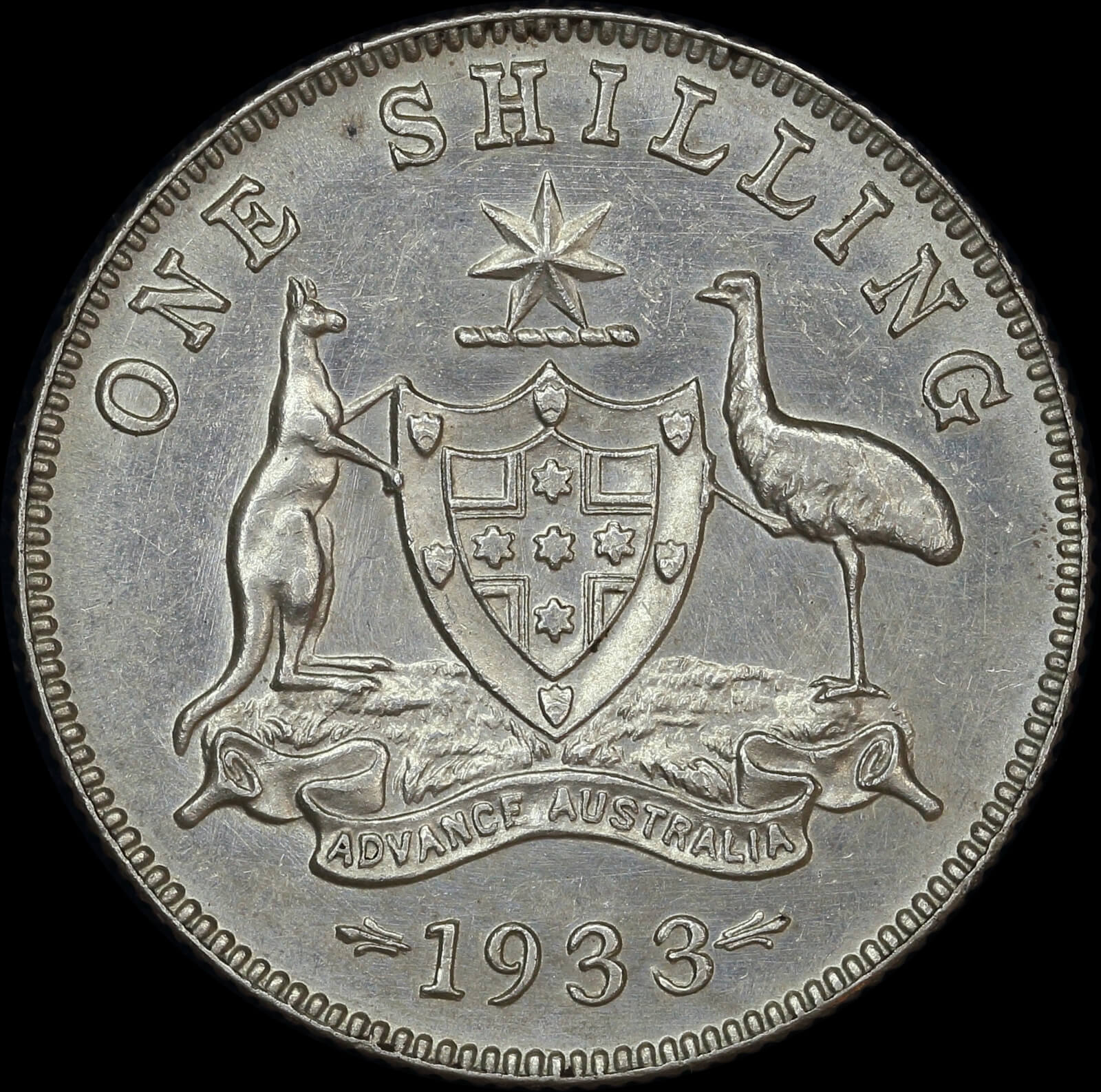 1933 Shilling Uncirculated PCGS MS61 product image