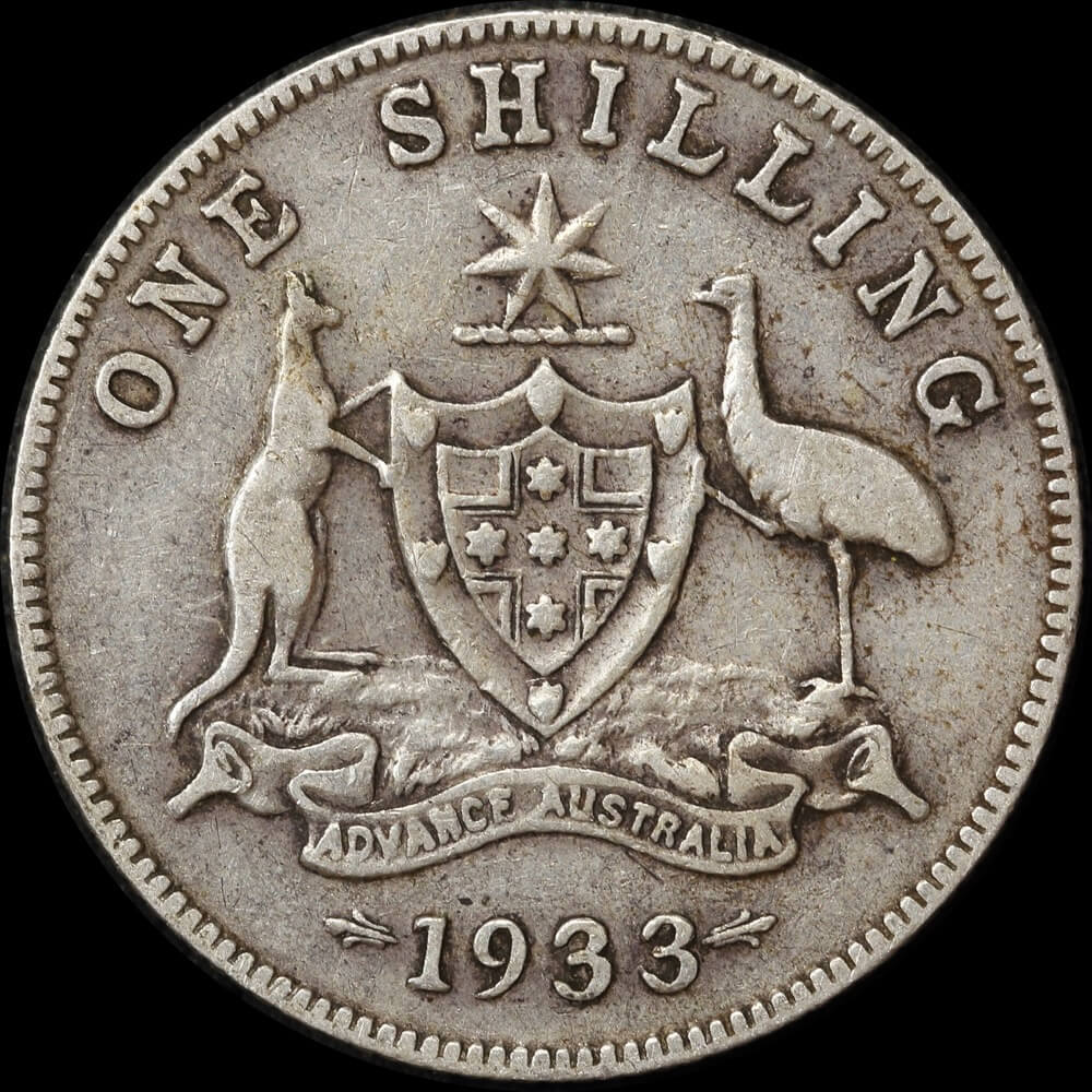 1933 Shilling Very Good product image
