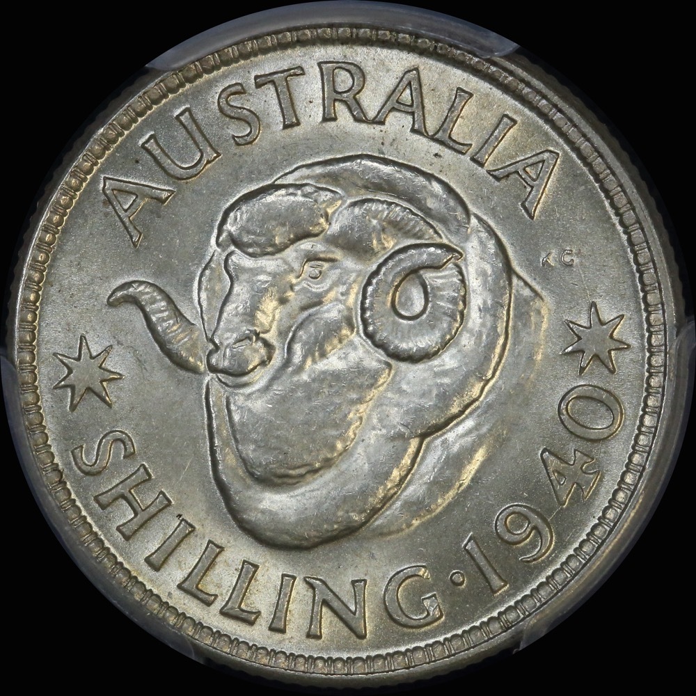 1940 Shilling Unc (PCGS MS62) product image