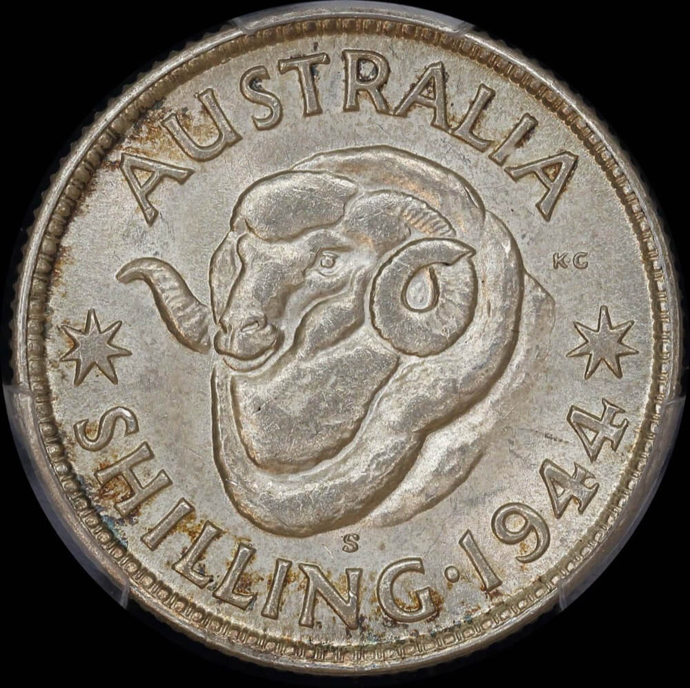1944-S Shilling Choice Unc (PCGS MS63) product image