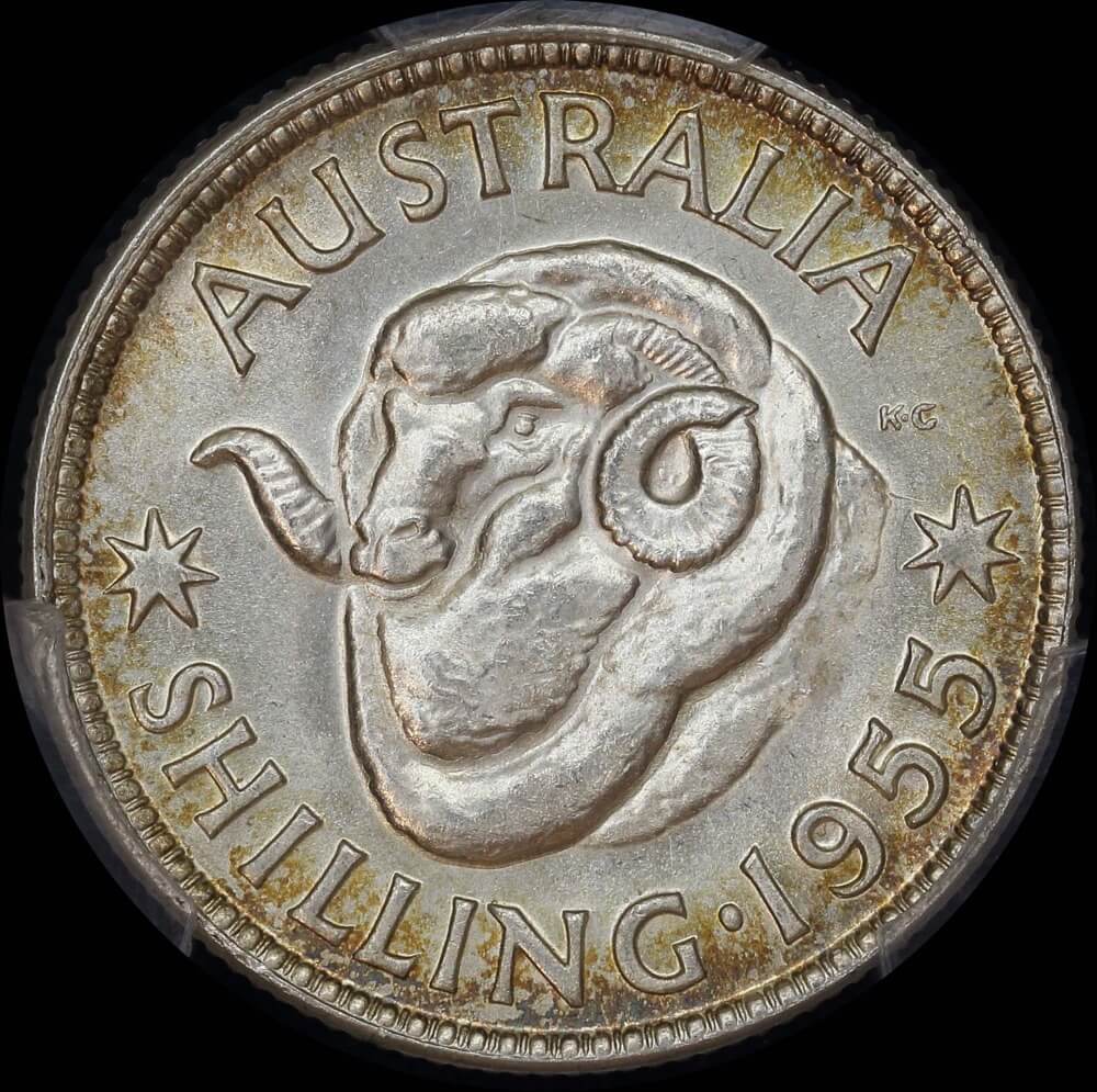 1955 Shilling Gem Unc (PCGS MS65) product image