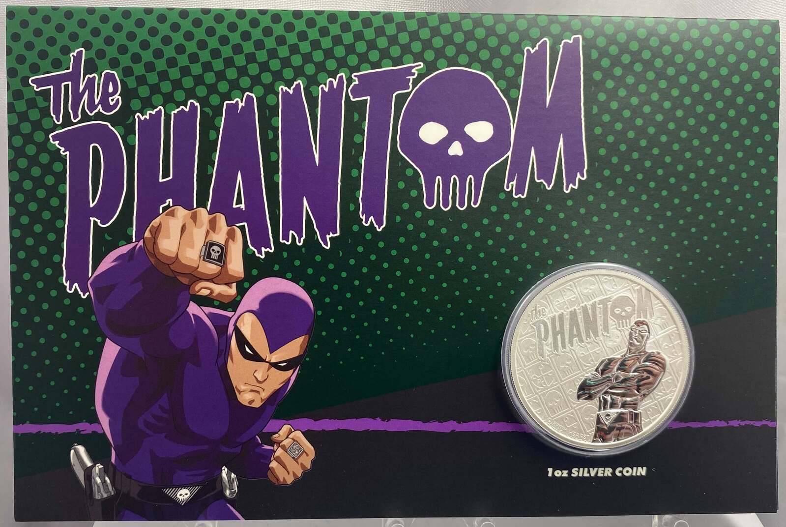 Tuvalu 2022 Silver 1oz  Uncirculated Coin - The Phantom  product image