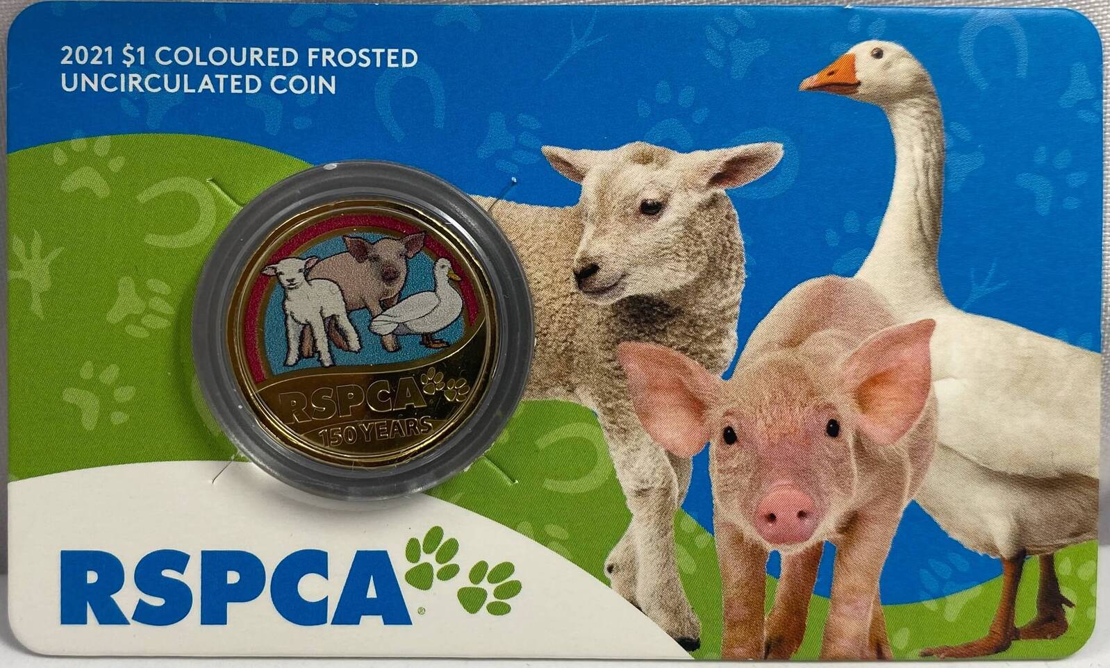2021 $1 Uncirculated Coin in Card RSPCA product image