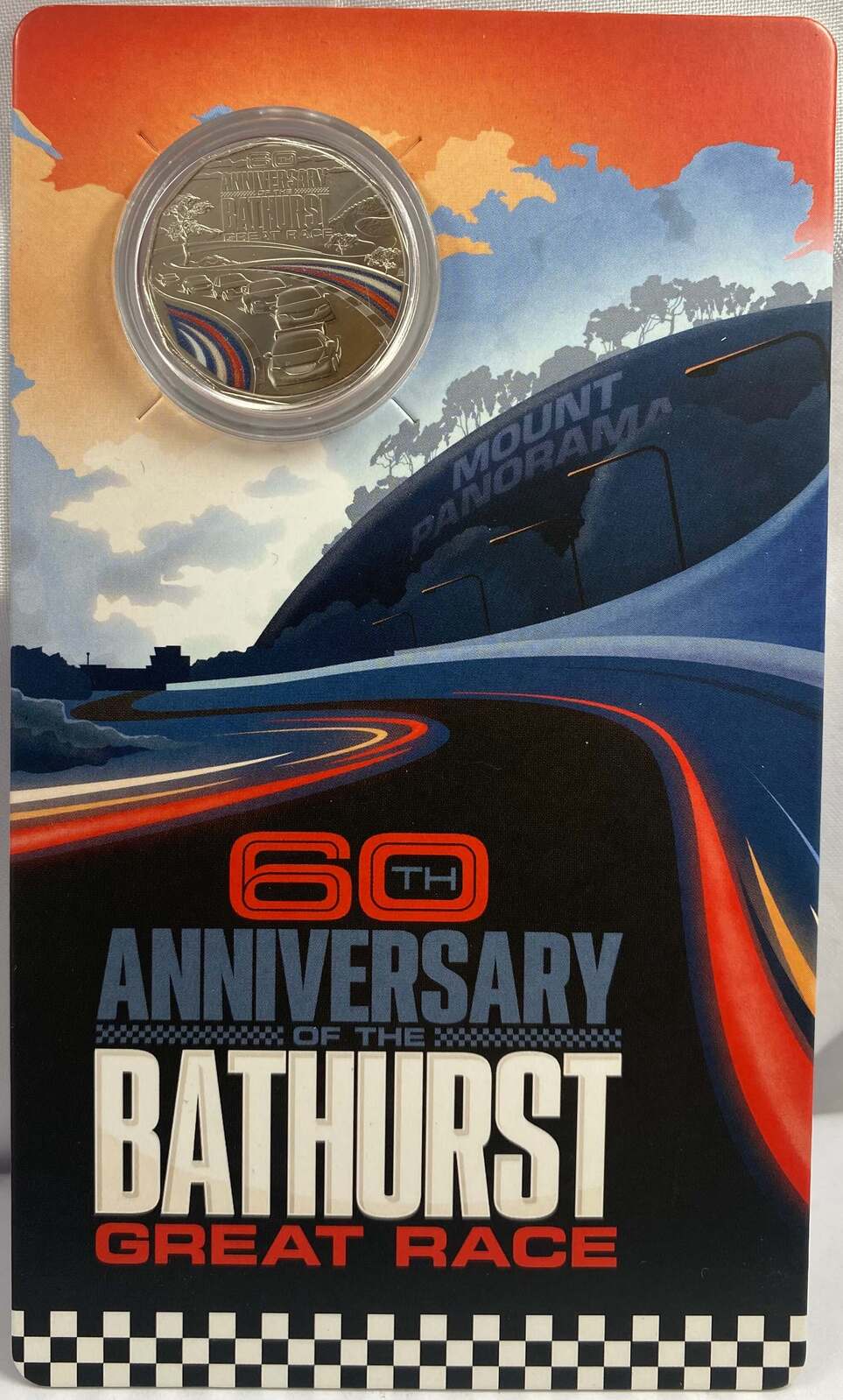 2023 Coloured 50 Cent Uncirculated Coin - 60th Anniversary of Bathurst product image