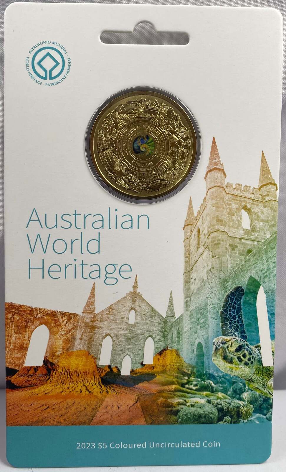 2023 $5 Coloured Uncirculated Coin - Australian World Heritage product image