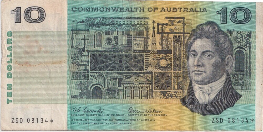 1966 $10 Note Star Note Coombs/Wilson R301s good Fine product image