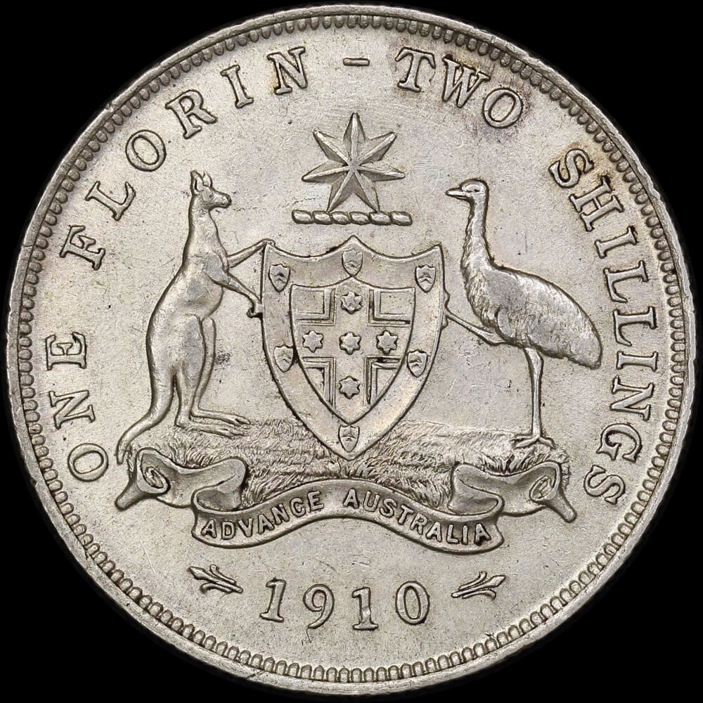 1910 Florin Extremely Fine product image