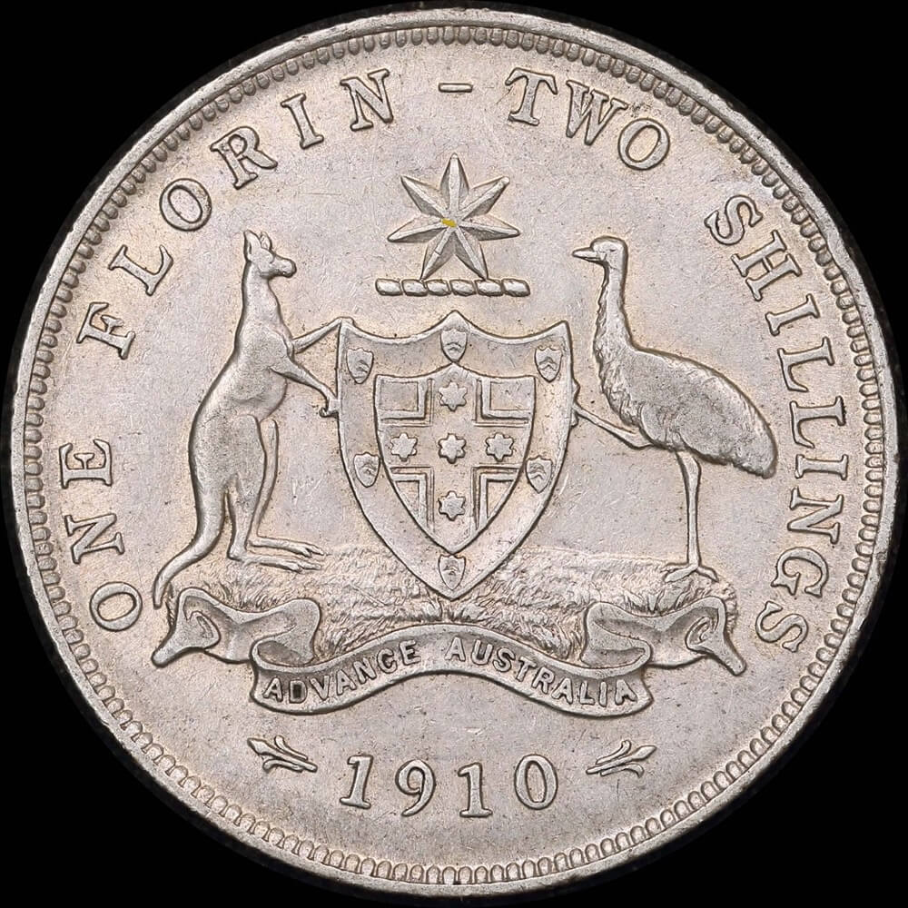 1910 Florin good VF product image