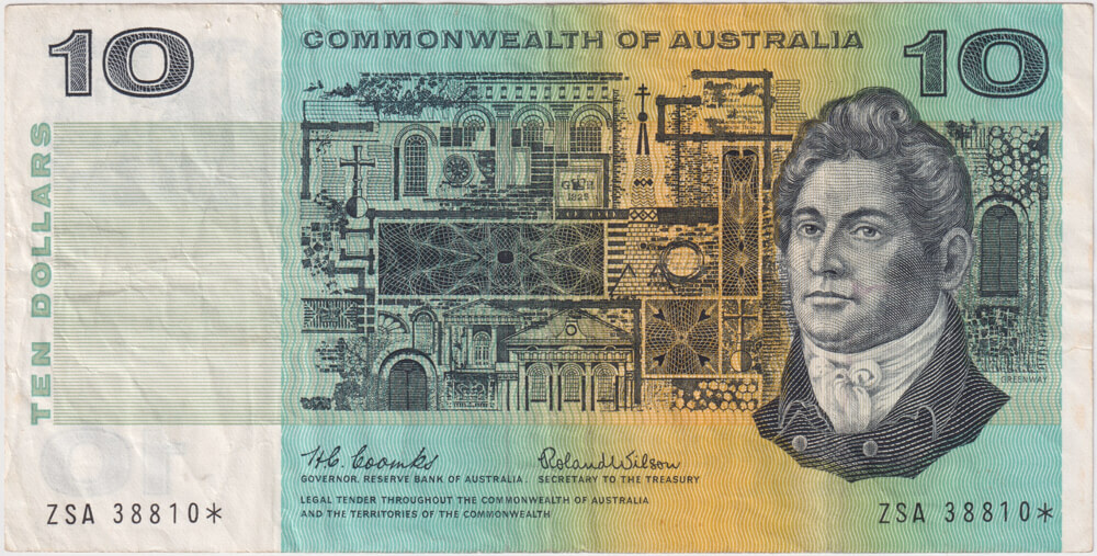 1966 $10 Note Star Note Coombs/Wilson R301SF Very Fine product image