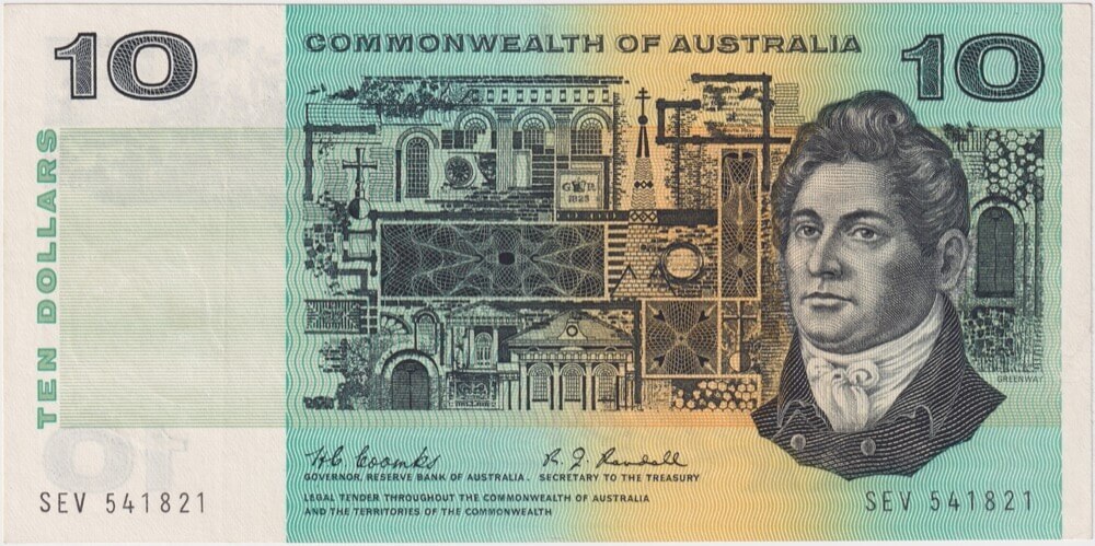 1967 $10 Note Coombs/Randall R302 Extremely Fine product image