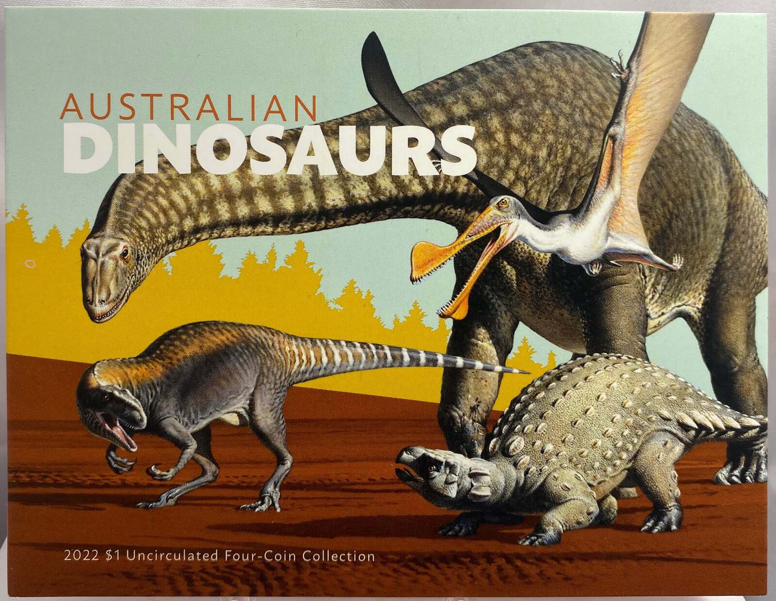 2022 $1 Four Coin Uncirculated Set - Australian Dinosaurs product image