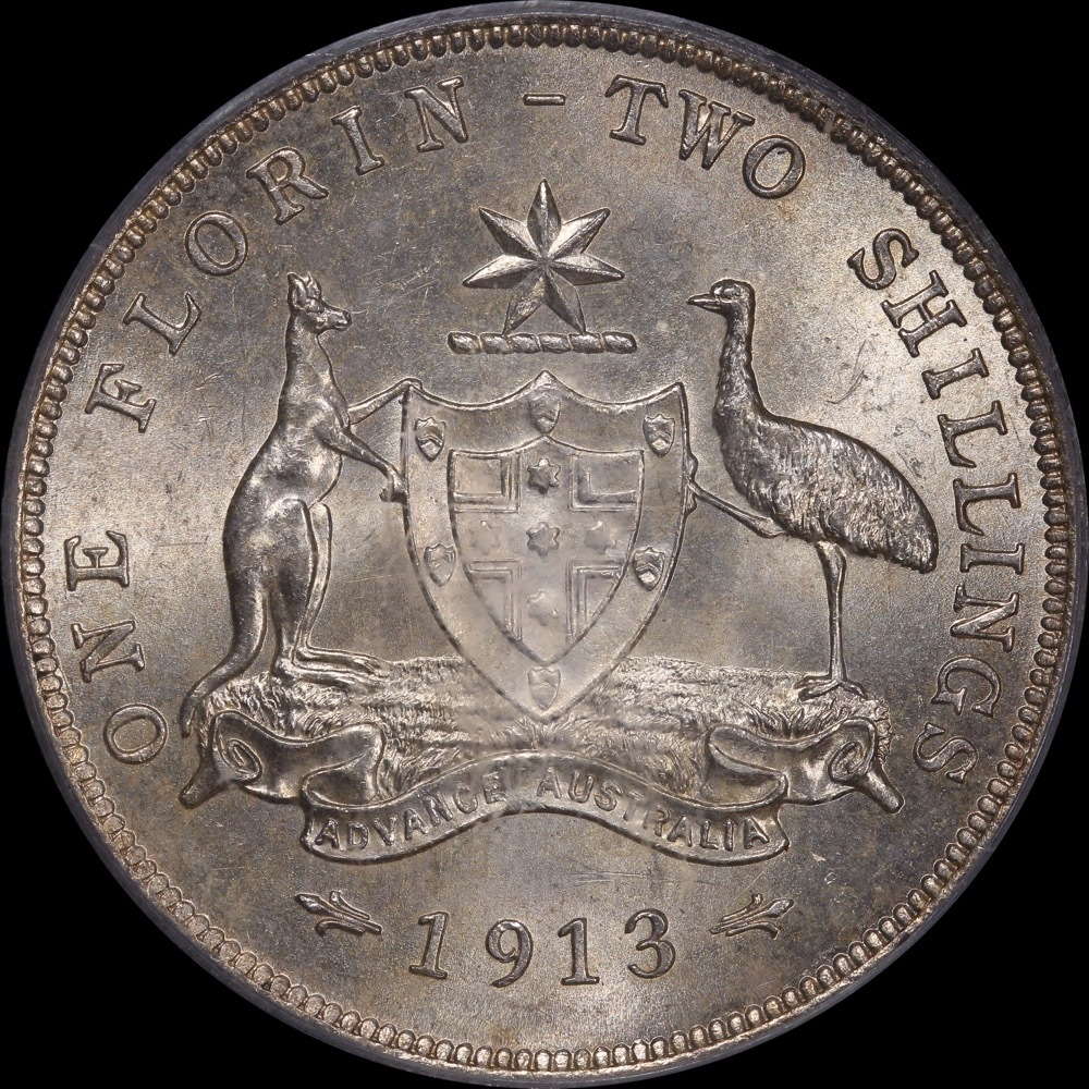 1913 Florin Choice Unc (PCGS MS63) product image