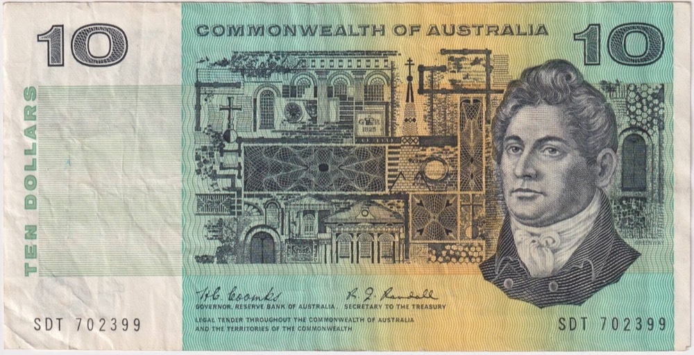 1967 $10 Note Coombs/Randall R302 good VF product image