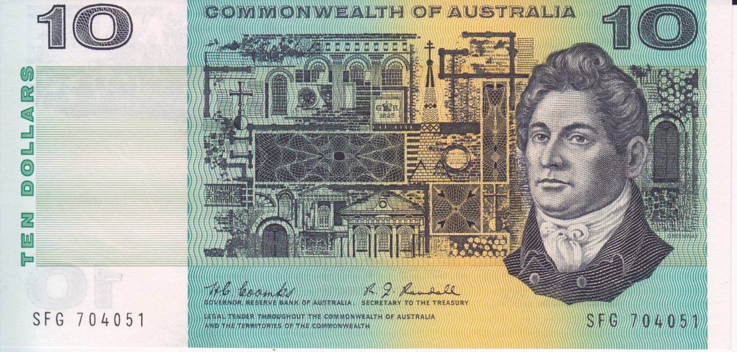 1967 $10 Note Coombs/Randall R302 Uncirculated product image
