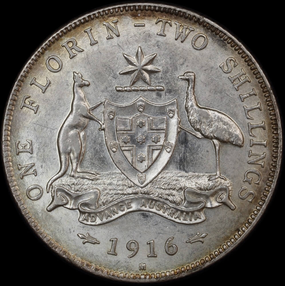 1916 Florin good EF product image