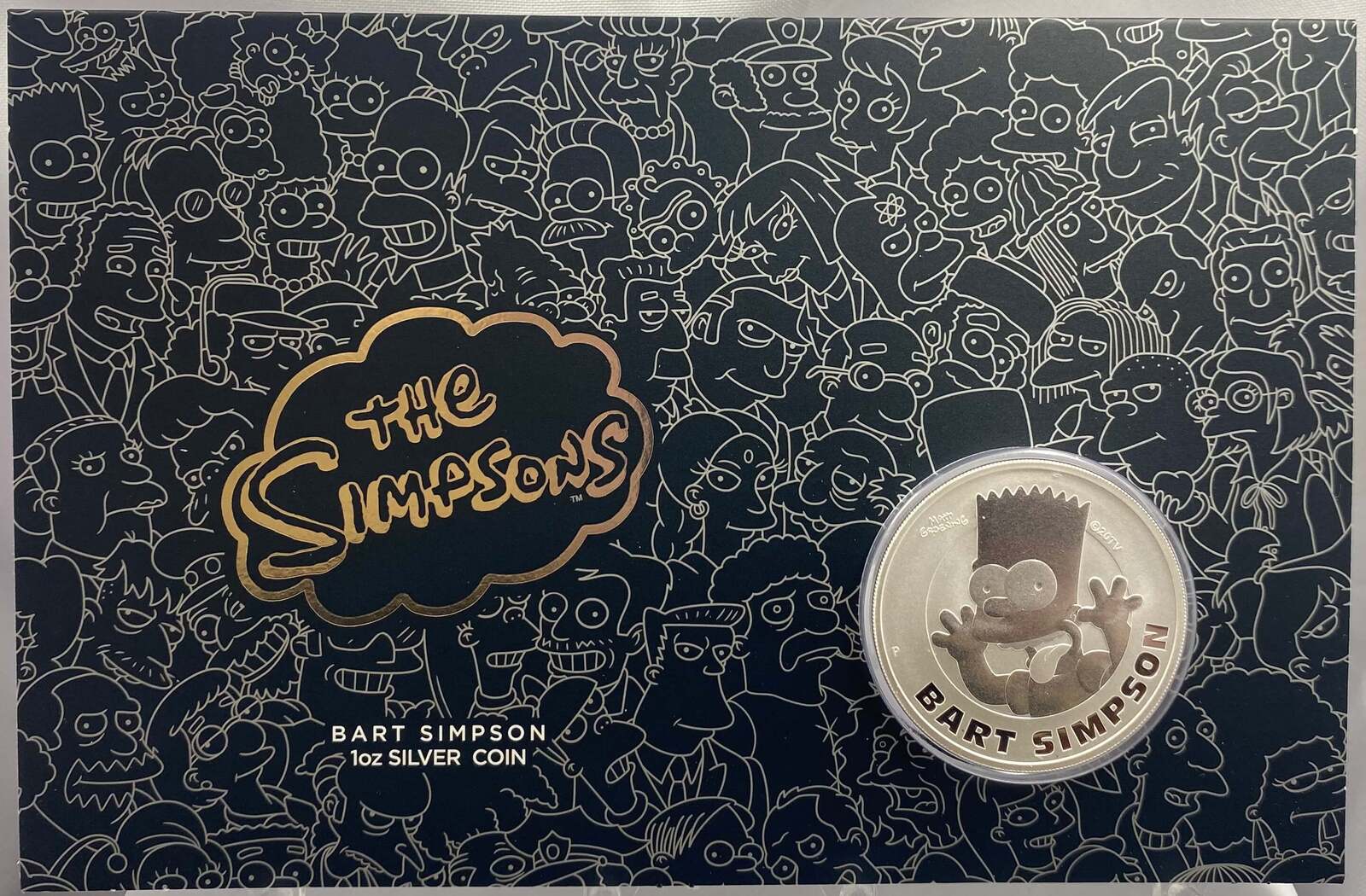 Tuvalu 2022 1oz Silver Uncirculated Coin The Simpsons - Bart  product image