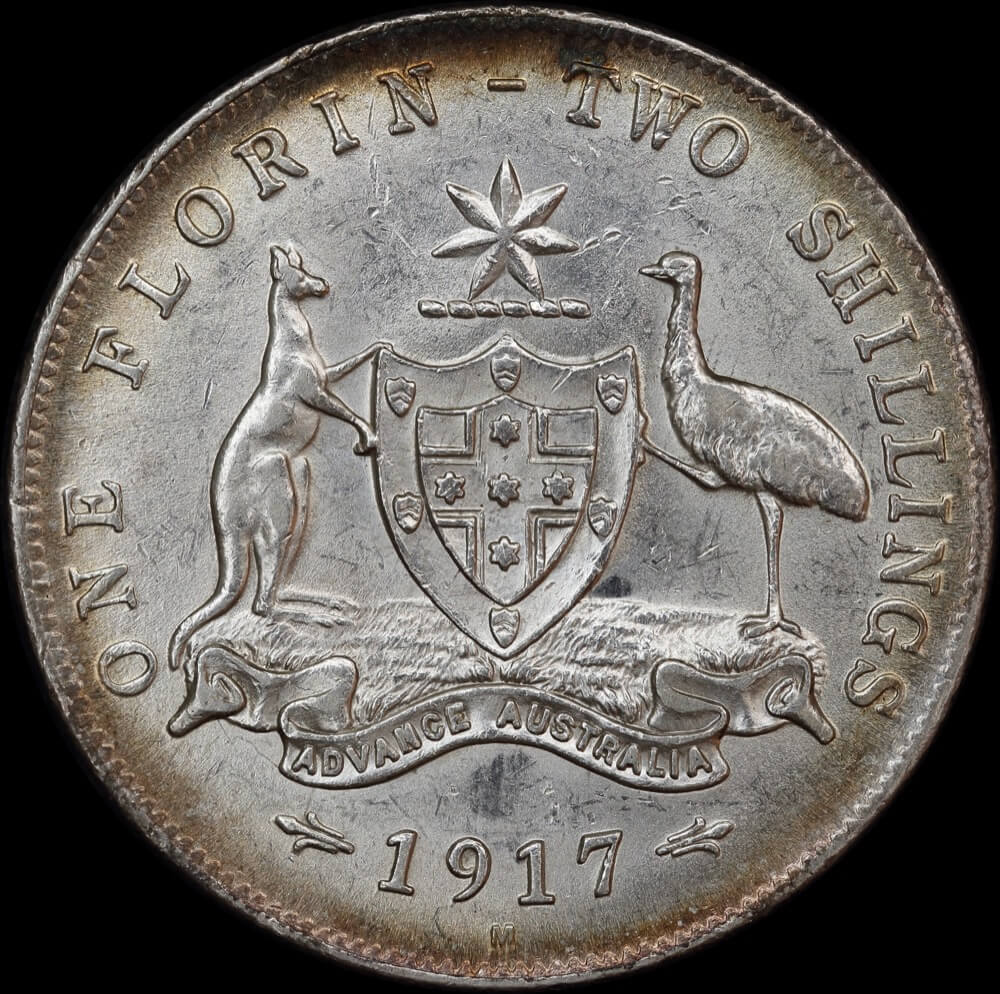 1917 Florin about Unc product image