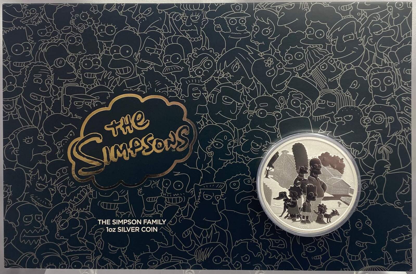 Tuvalu 2021 1oz Silver Uncirculated Coin The Simpsons   product image