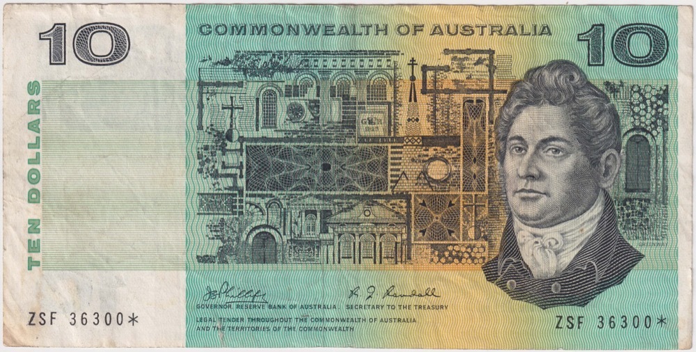 1968 $10 Note Star Note Phillips/Randall R303S about VF product image