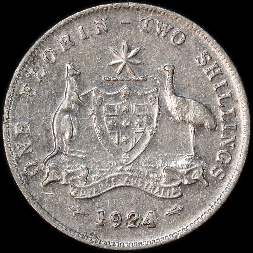 1924 Florin good VF product image