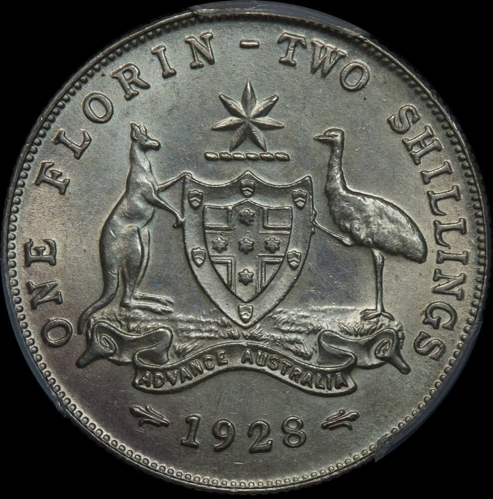 1928 Florin Unc PCGS MS62 product image