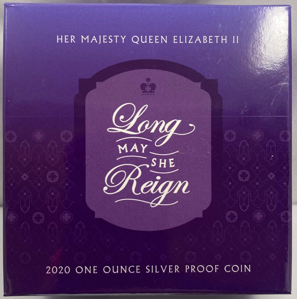 Niue 2020 1oz Silver Proof Coin - Queen Elizabeth II, Long May She Reign product image