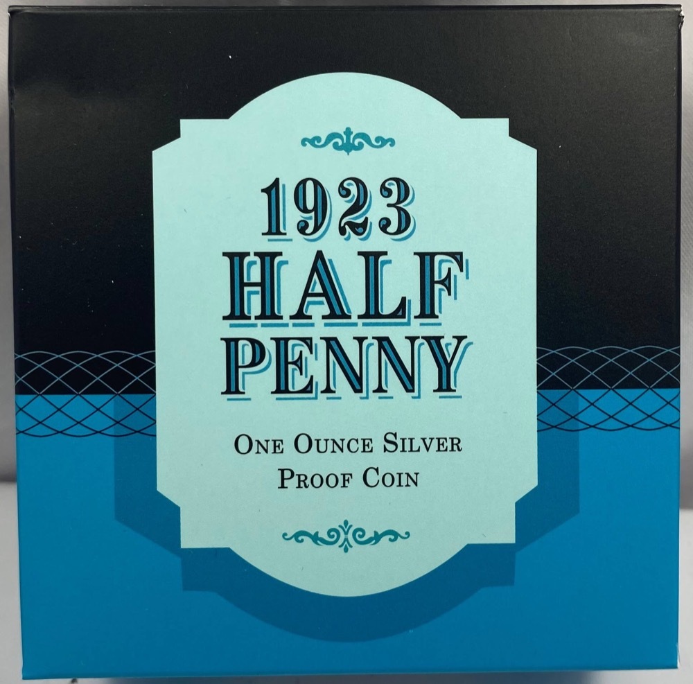 Niue 2023 1oz Silver Proof Coin - 1923 Half Penny product image