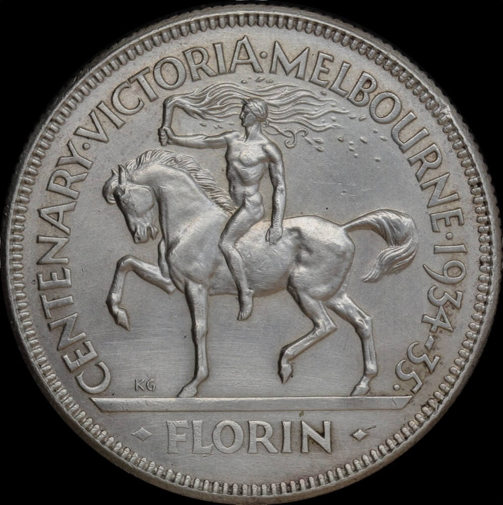 1934/5 Florin Melbourne Centenary Uncirculated product image