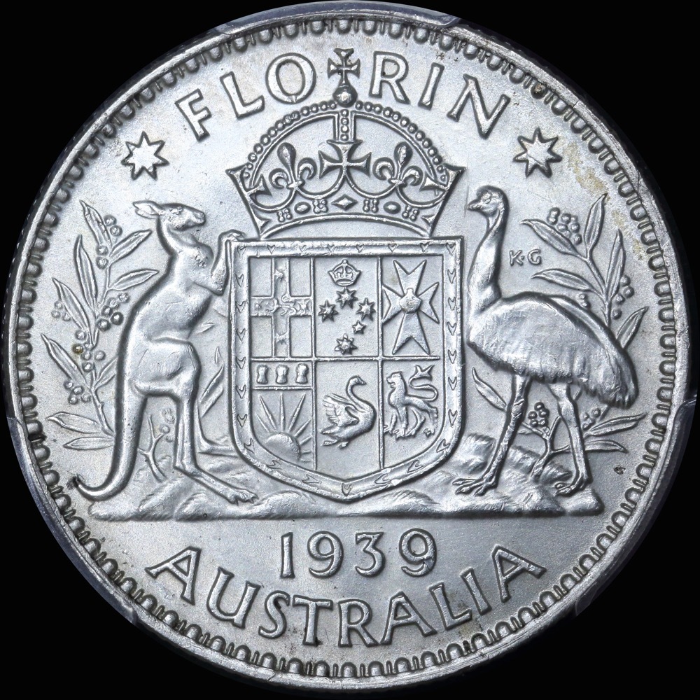 1939 Florin about Unc (PCGS AU58) product image