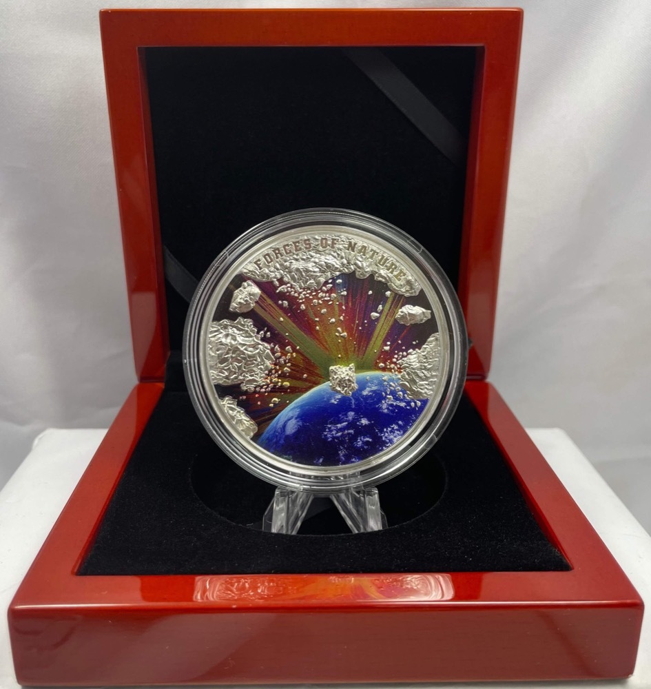 Niue 2023 2oz Silver Proof Coin Forces of Nature - Meteorite product image