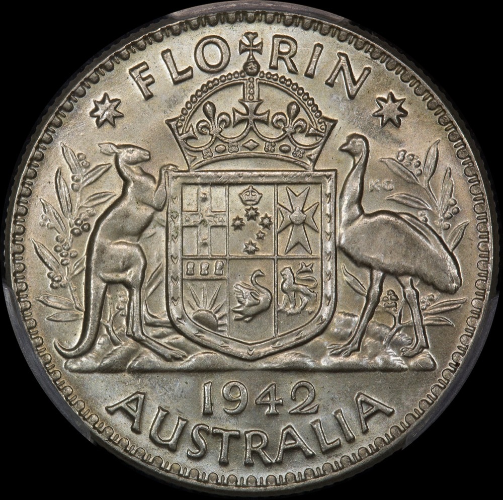 1942 Florin Choice Unc (PCGS MS63) product image