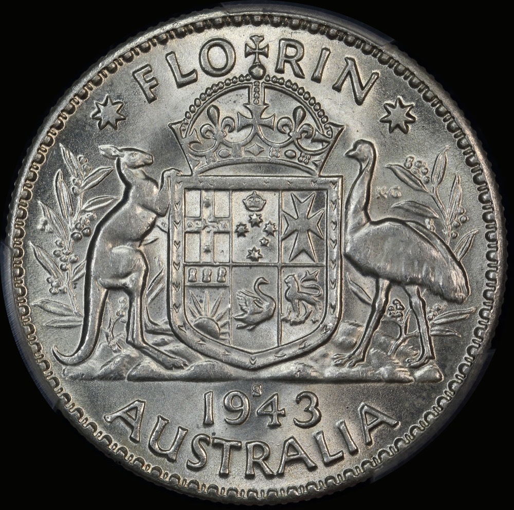 1943-S Florin Choice Unc (PCGS MS64) product image