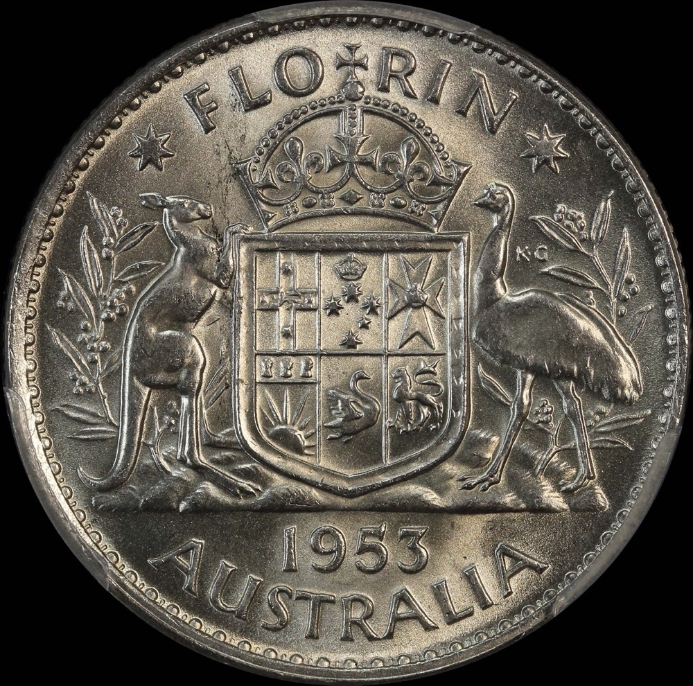 1953 Florin Choice Unc (PCGS MS63) product image