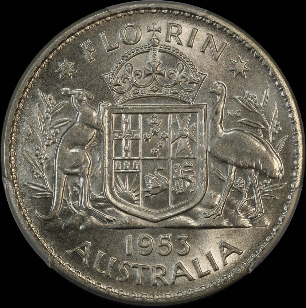 1953 Florin Unc (PCGS MS62) product image