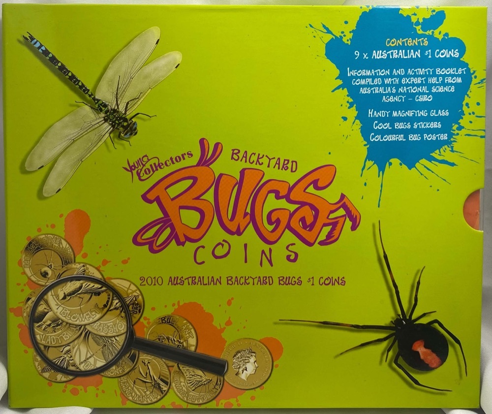 2010 $1 9 Coin Set Young Collectors - Backyard Bugs product image
