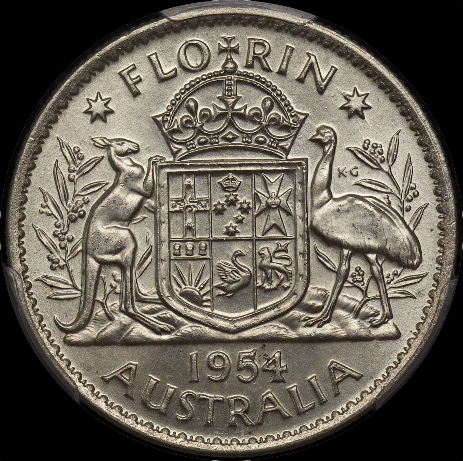 1954 Florin Choice Unc (PCGS MS64) product image