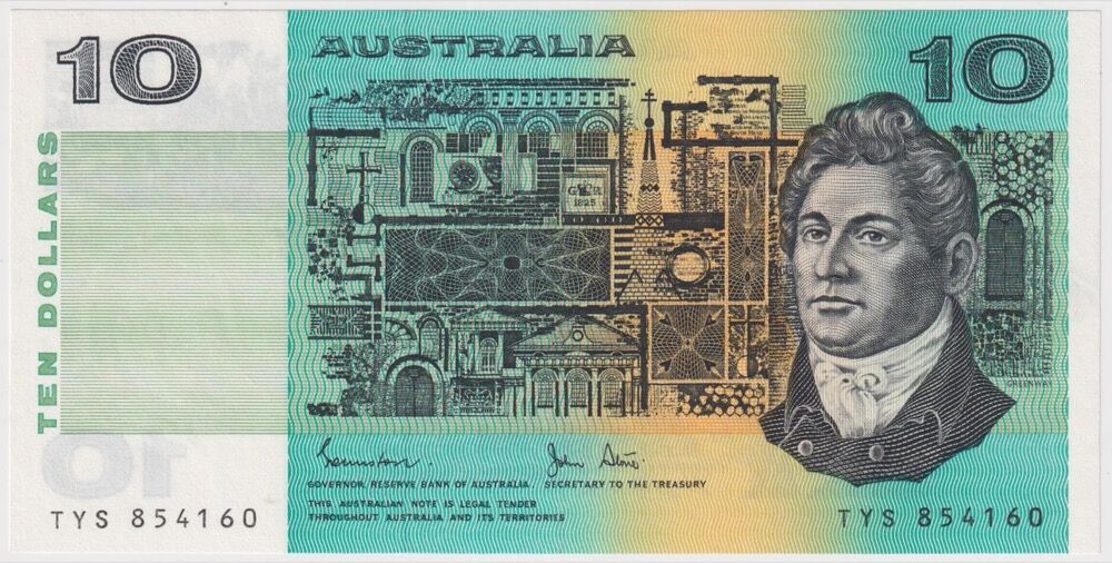 1983 $10 Note Johnston/Stone R308 Uncirculated product image