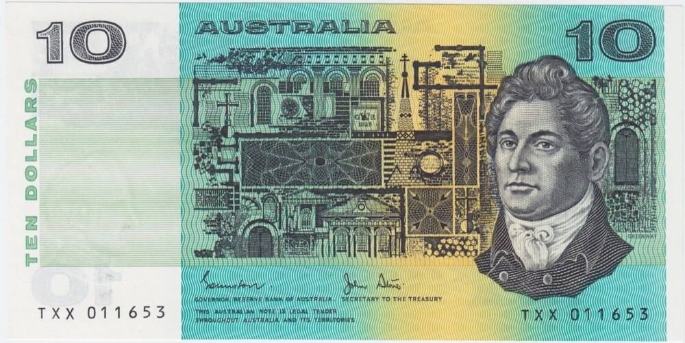 1983 $10 Note Johnston/Stone R308 Uncirculated product image