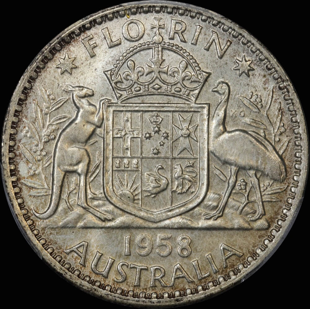 1958 Florin Gem Unc (PCGS MS65) product image