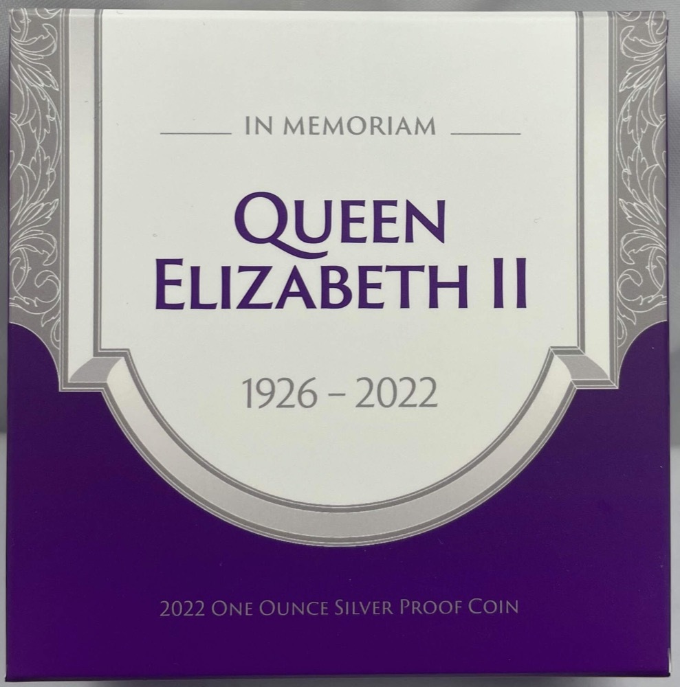 Niue 2022 1oz Silver Proof Coin - Queen Elizabeth II in Memoriam product image