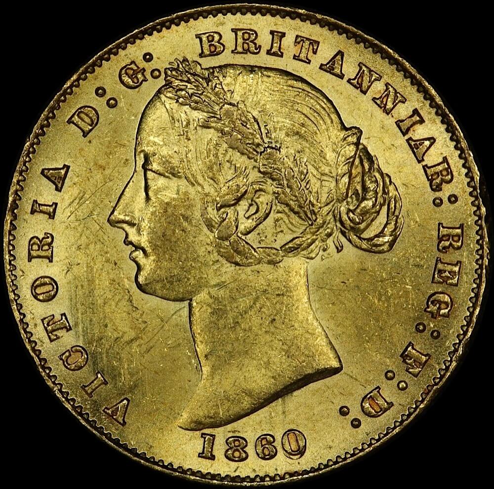 1860 Sydney Mint Type II Sovereign PCGS MS61 product image