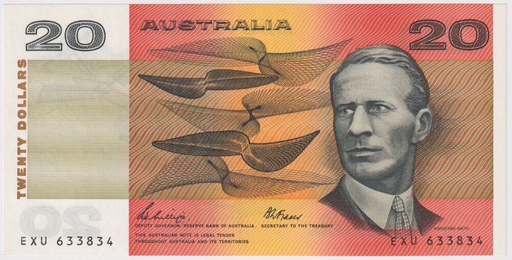 1989 $20 Note Phillips/Fraser R411 Uncirculated product image