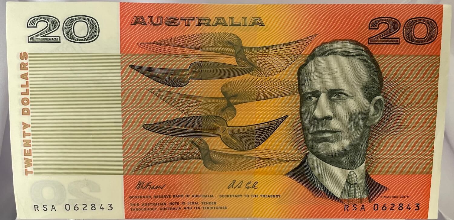 1991 $20 Note Bundle Fraser/Cole R413 Uncirculated product image