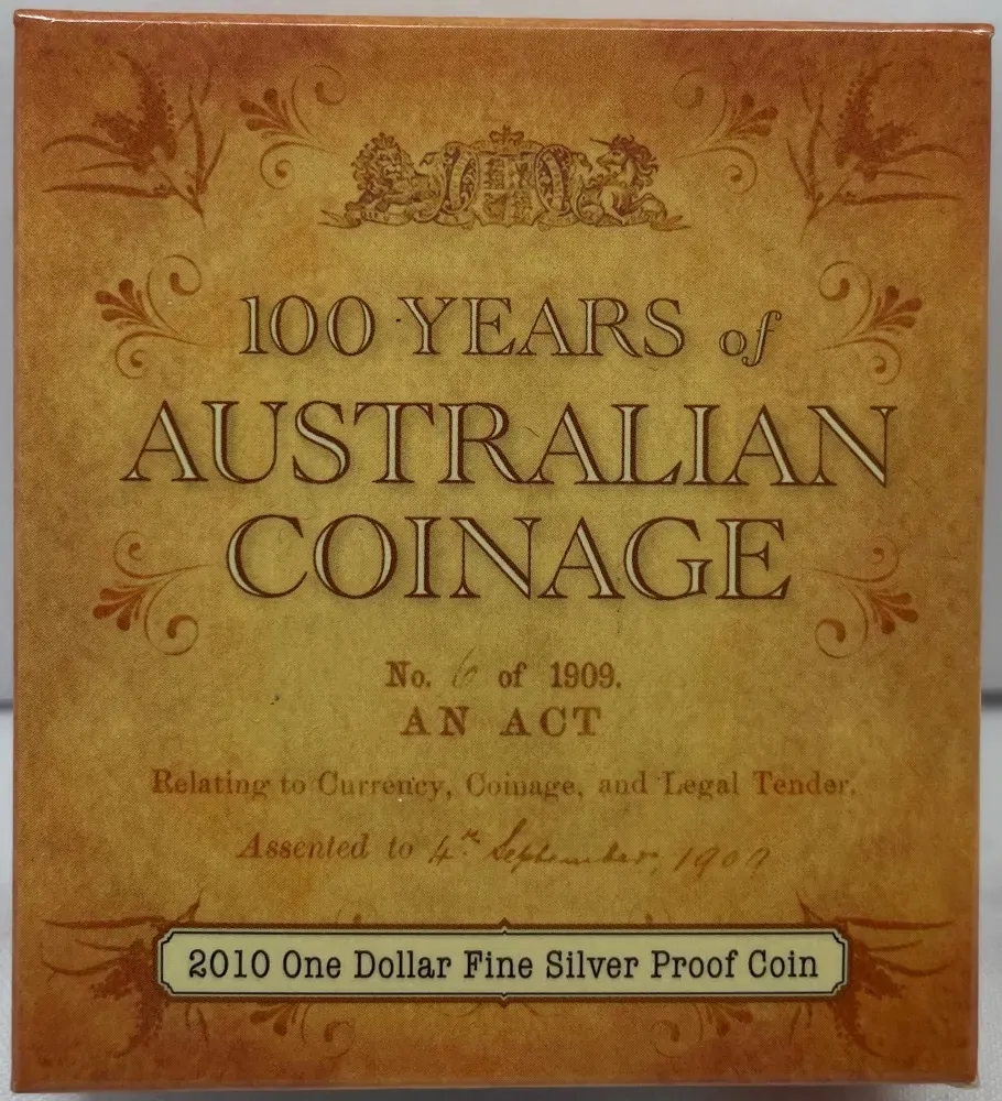 2010 1 Dollar Silver Proof Coin 100 Years of Coinage product image