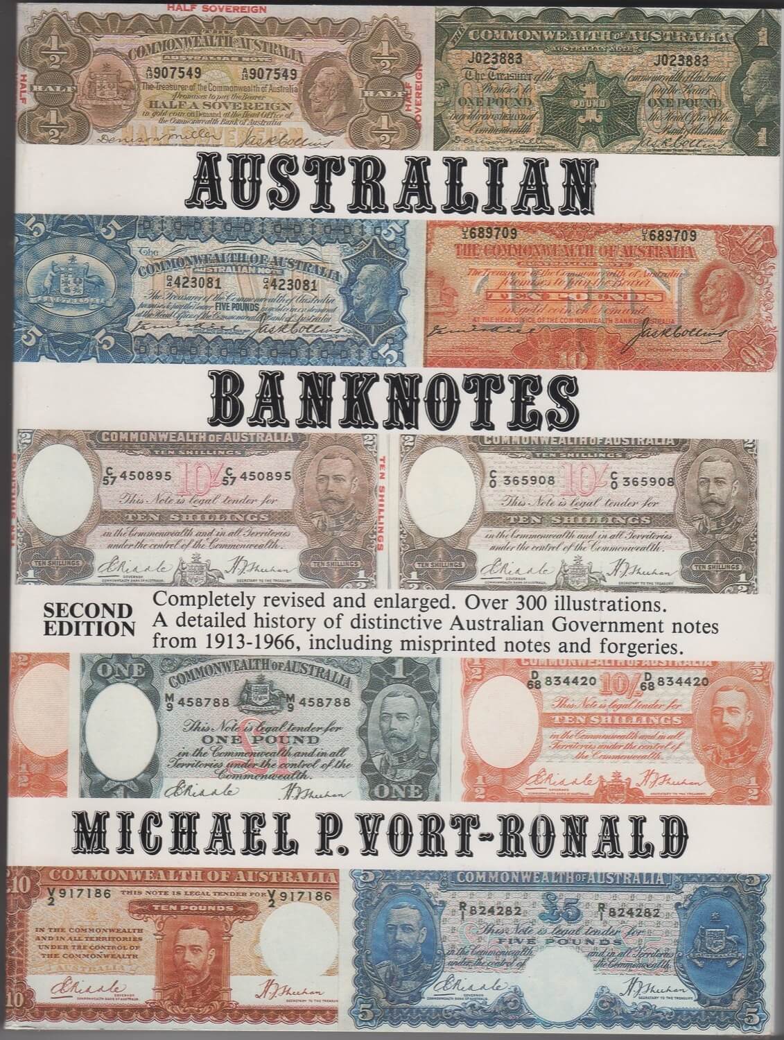 Australian Banknotes Book (2nd Edition) Softcover By Mick Vort-Ronald product image