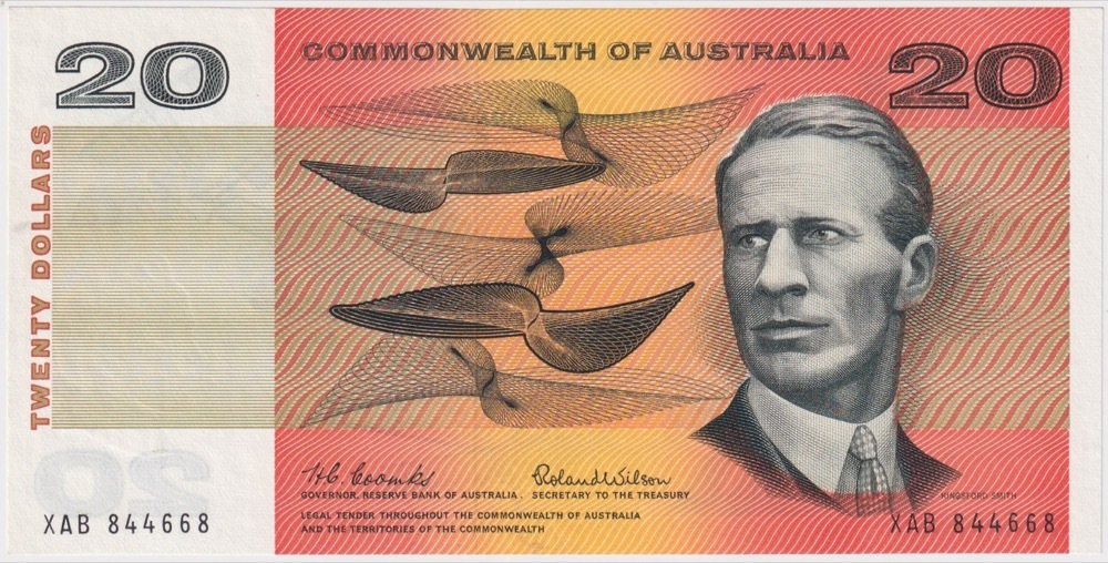 1966 $20 Note Consecutive Trio Coombs/Wilson R401 good EF product image