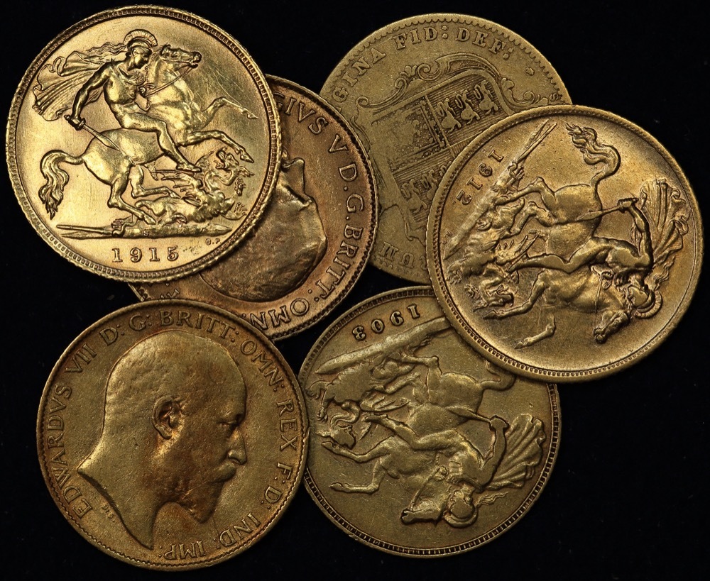 Gold Bullion Half Sovereigns 0.1177 ozt AGW product image