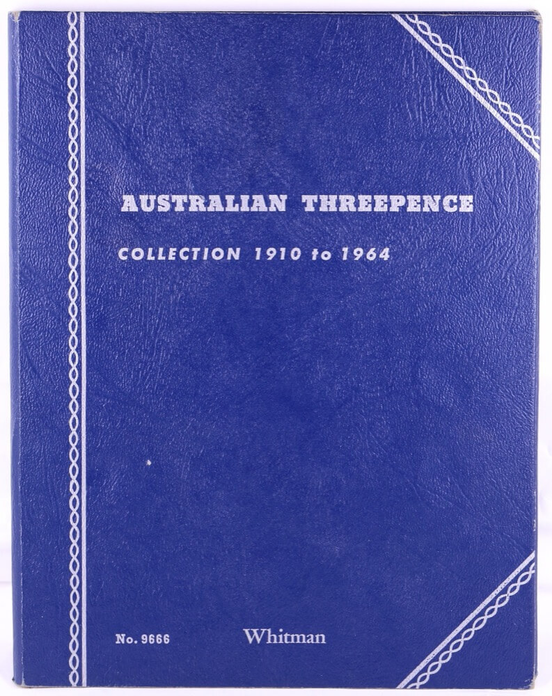 Date Set of Australian Threepences and Sixpences in Pressin Album (ex 1922/21 overdate) product image